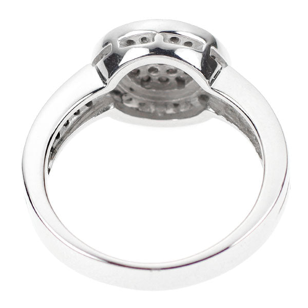希少 K18WG 天然ピンク ダイヤモンド リング PD0.15ct D0.25ct