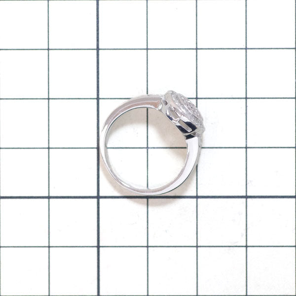 希少 K18WG 天然ピンク ダイヤモンド リング PD0.15ct D0.25ct