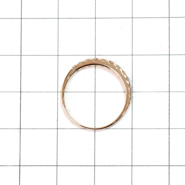 K18PG ダイヤモンド リング 0.30ct ハーフエタニティ