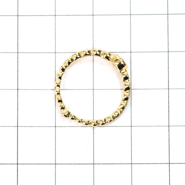 セイレーンアズーロ K18YG ローズカット ダイヤモンド タンザナイト リング 0.11ct D0.18ct