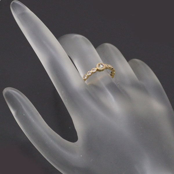 セイレーンアズーロ K18YG ローズカット ダイヤモンド タンザナイト リング 0.11ct D0.18ct