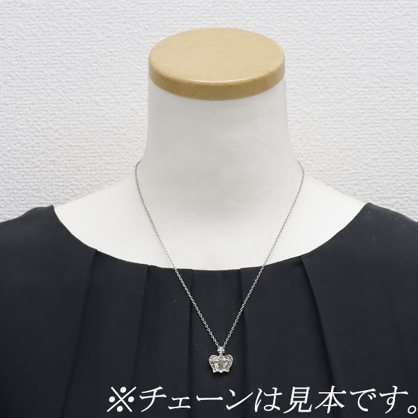 K18WG ダイヤモンド ペンダントトップ 0.67ct 王冠