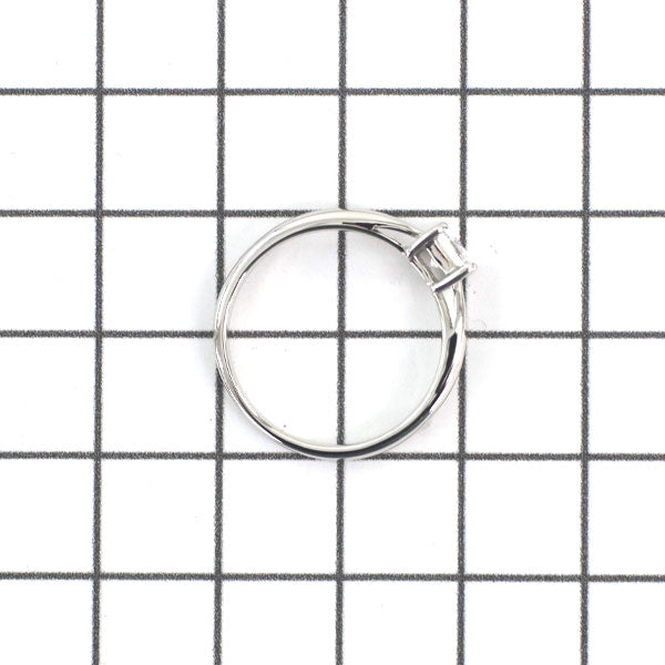 Pt900 プリンセスカット ダイヤモンド リング 0.38ct D VS1