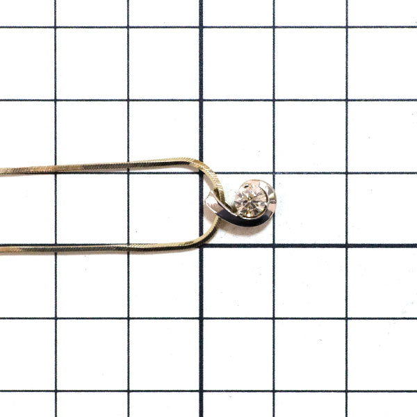 カシケイ K18BG ブラウンダイヤモンド ペンダントネックレス 0.30ct フロート