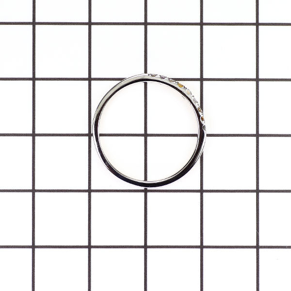 希少 Pt950 天然ピンク/イエロー/カラーレス ダイヤモンド リング 0.20ct
