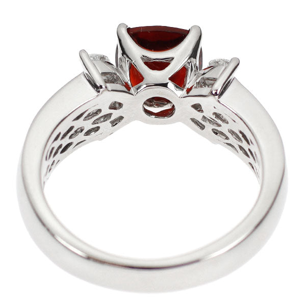 Pt900 アンデシン ダイヤモンド リング 1.30ct D0.53ct