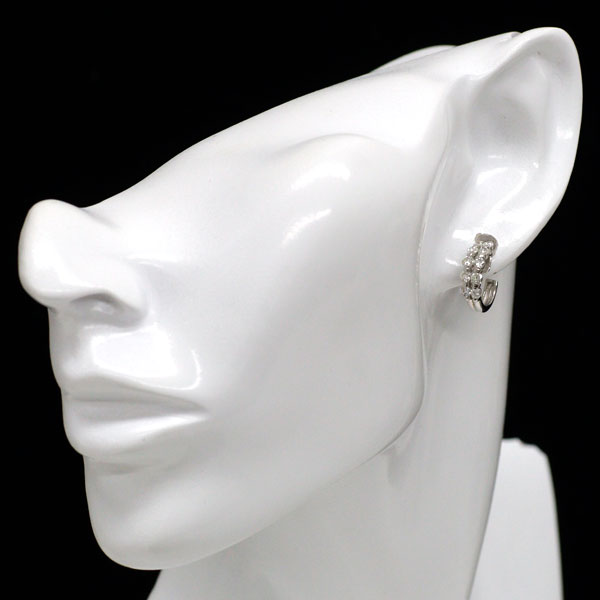 Pt900 ダイヤモンド ピアス 1.00ct