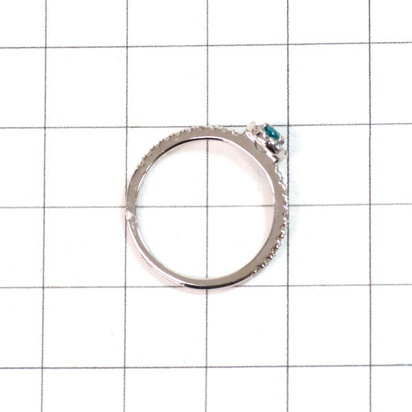 新品 希少 Pt950 グランディディエライト ダイヤモンド リング 0.12ct D0.28ct【エスコレ】