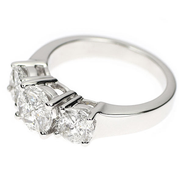 K18WG ダイヤモンド リング 1.52ct