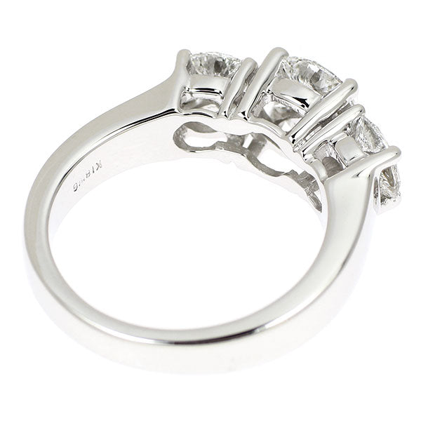 K18WG ダイヤモンド リング 1.52ct