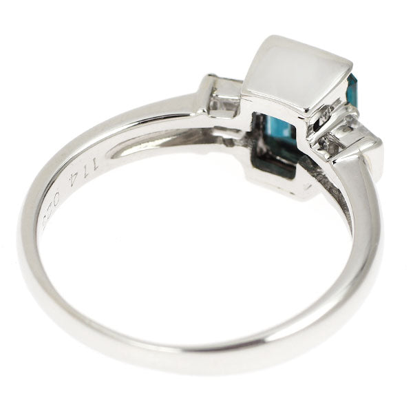 希少 Pt900 ブラジル産 アレキサンドライト ダイヤモンド リング 1.14ct D0.23ct