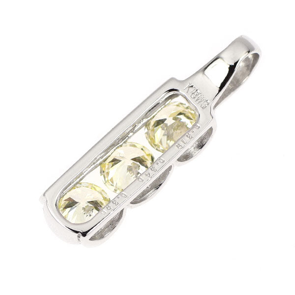 K18WG ダイヤモンド ペンダントトップ 1.009ct VLY VVS2-VS2 EXHC