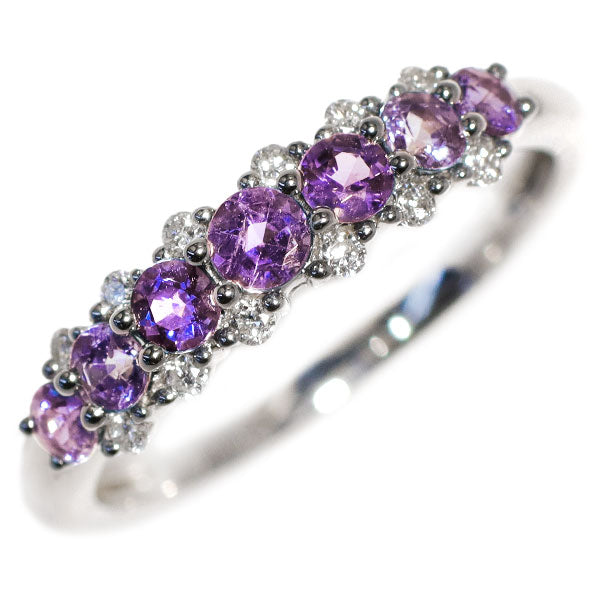 希少 GSTV Pt950 アレキサンドライト ダイヤモンド リング 0.50ct D0.13ct