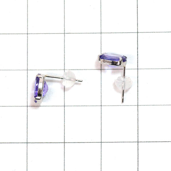 新品 Pt900 タンザナイト ピアス 2.20ct スタッド