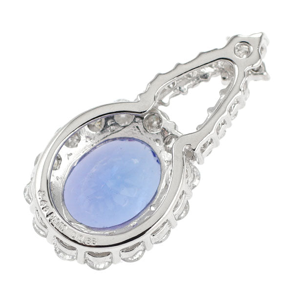 Pt900 タンザナイト ダイヤモンド ペンダントトップ 2.48ct D0.88ct