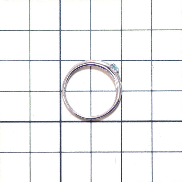 希少 K18WG パライバ トルマリン リング 0.13ct D0.13ct