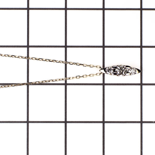 カシケイ K18BG ブラウンダイヤモンド ペンダントネックレス 0.15ct ネイキッド