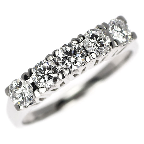 ミキモト Pt900 ダイヤモンド リング 0.70ct 一文字 ヴィンテージ