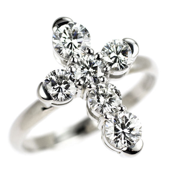 Pt900 ダイヤモンド リング 1.20ct クロス