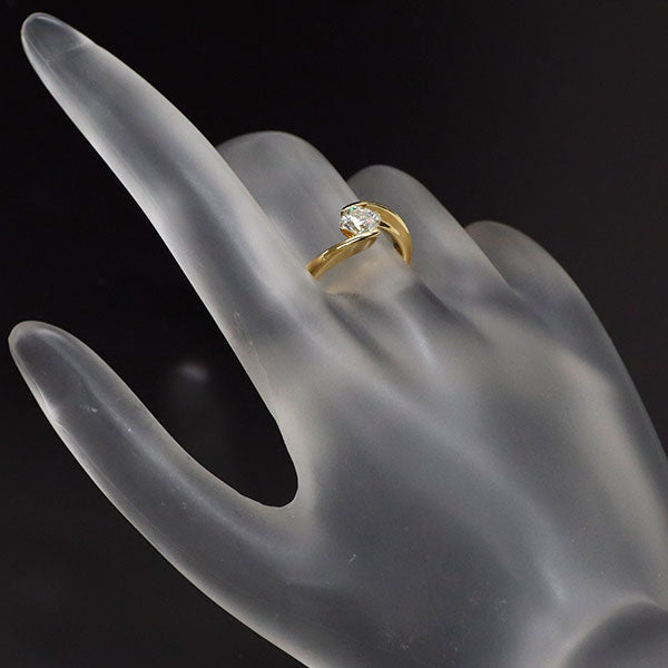 フランダースダイヤモンド K18YG ダイヤモンド リング 0.659ct