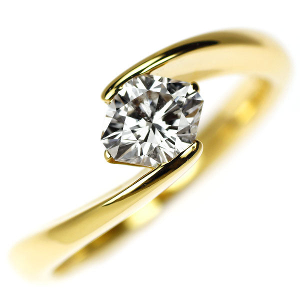 フランダースダイヤモンド K18YG ダイヤモンド リング 0.659ct