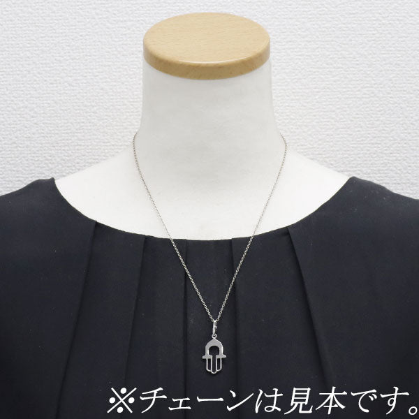 カルティエ K18WG チャーム兼ペンダントトップ マン ドゥ ファティマ