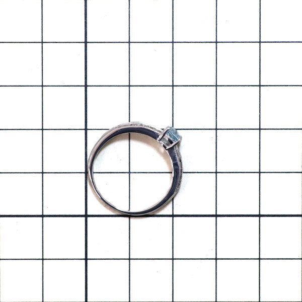 GSTV K18WG パライバトルマリン ダイヤモンド リング 0.50ct D0.30ct