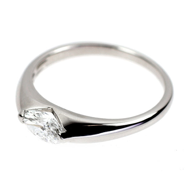 Pt950 マーキス ダイヤモンド リング 0.50ct D VS1
