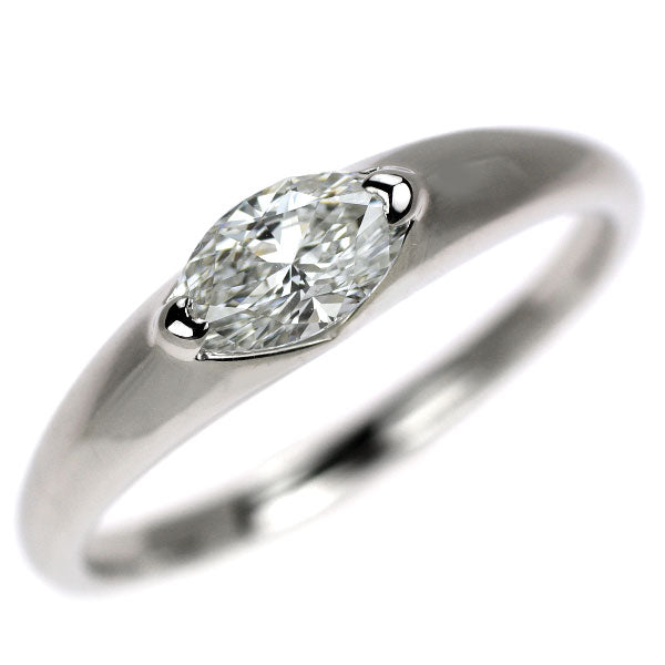 Pt950 マーキス ダイヤモンド リング 0.50ct D VS1