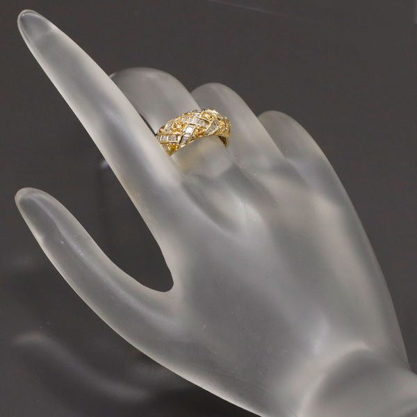 GSTV K18YG トリートイエロー ダイヤモンド リング 0.35ct D0.50ct