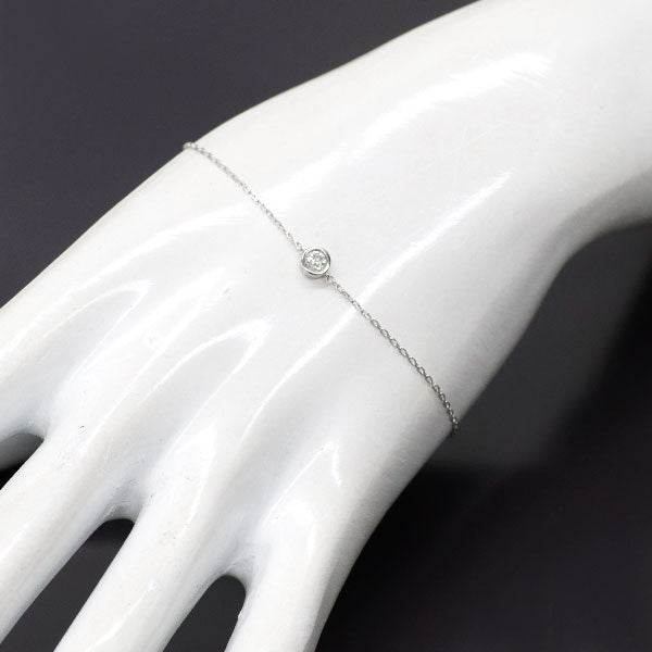 Pt900/ Pt850 ダイヤモンド ブレスレット 0.155ct