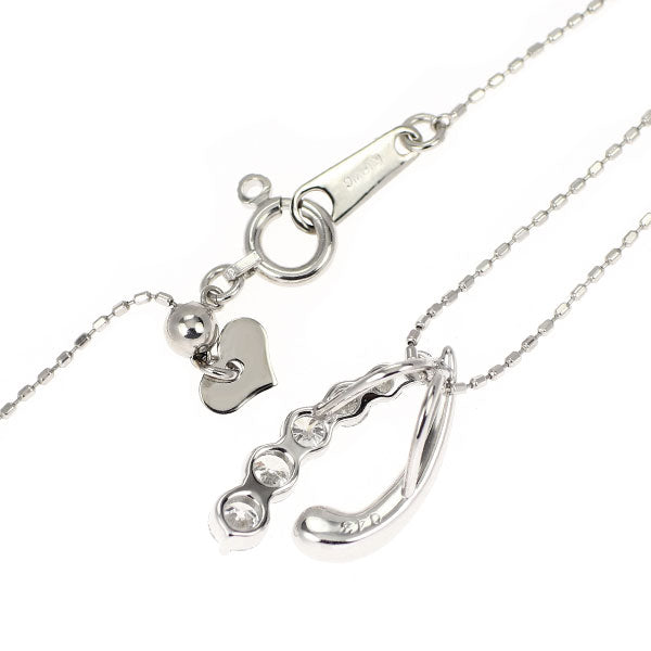 K18WG ダイヤモンド ペンダントネックレス 0.43ct