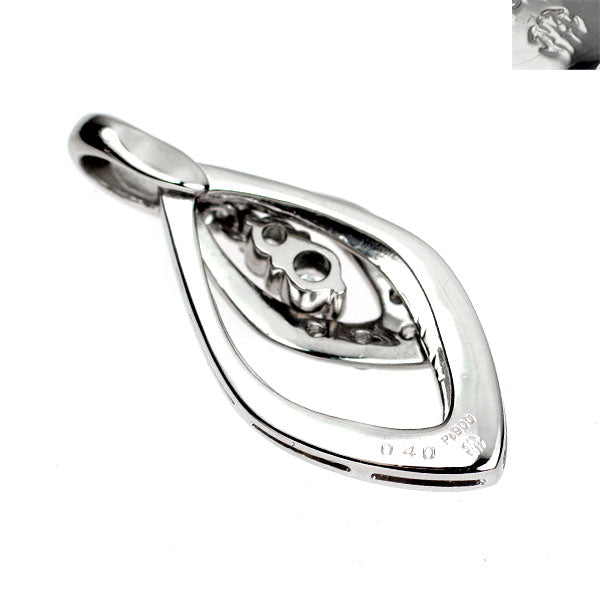モニッケンダム Pt900 ダイヤモンド ペンダントトップ 0.40ct