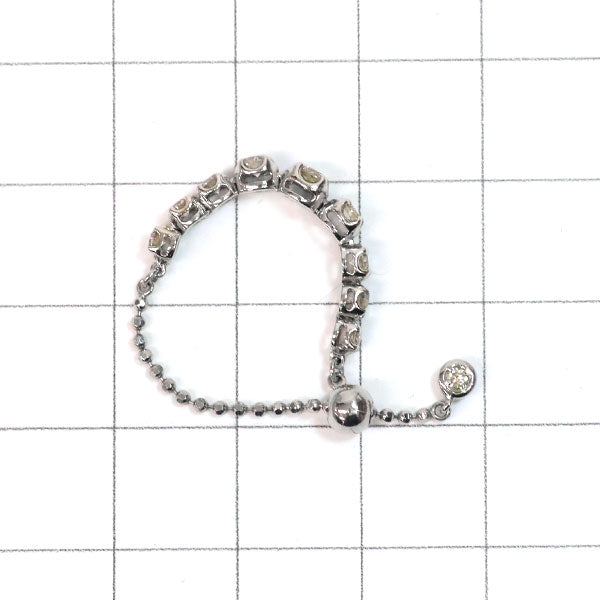 QVC Pt950 ダイヤモンド リング 0.50ct フリーサイズ チェーン