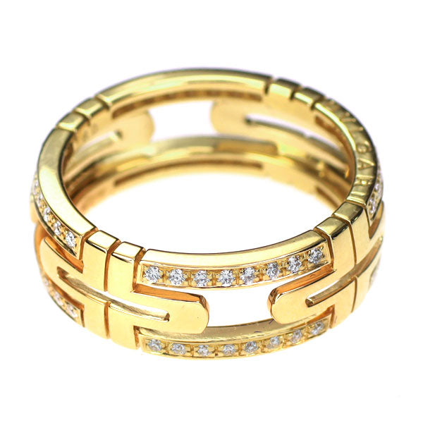 ブルガリ K18YG ダイヤモンド リング パレンテシ スモール 60号