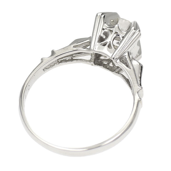 Pt850 ダイヤモンド リング 0.17ct 陽刻ヴィンテージ 昭和風レトロ