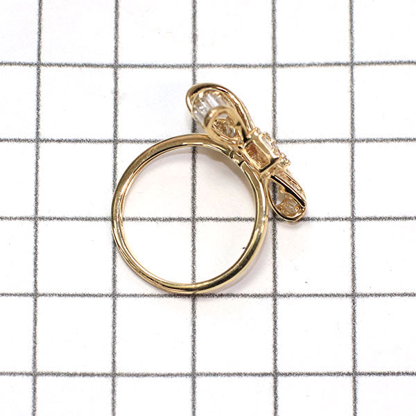 新品 K18YG ダイヤモンド リング D1.00ct