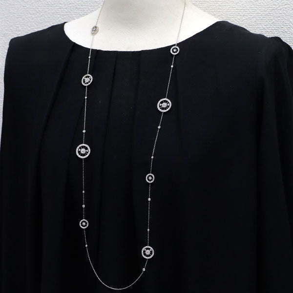 Pt900/ Pt850 ダイヤモンド ネックレス 3.96ct ステーション