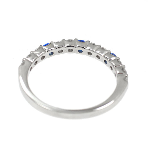 希少 Pt900 アウイナイト ダイヤモンド リング 0.09ct D0.29ct ハーフエタニティ