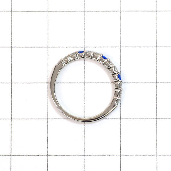 希少 Pt900 アウイナイト ダイヤモンド リング 0.09ct D0.29ct ハーフエタニティ
