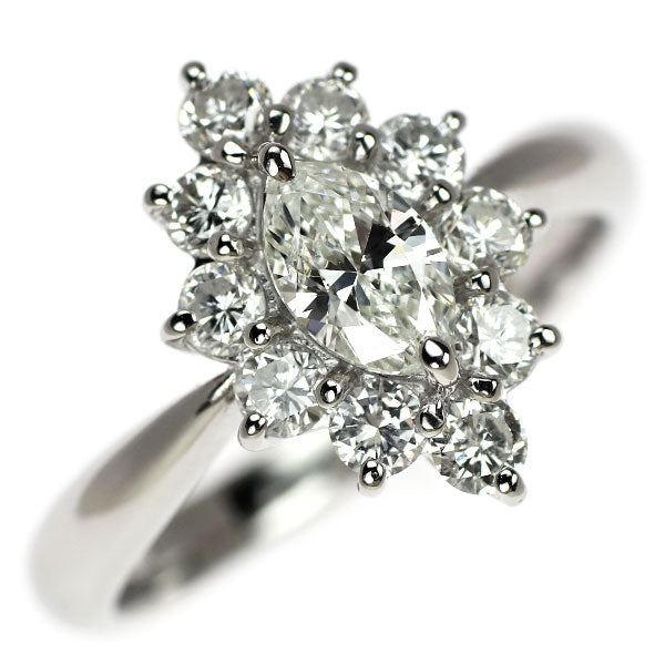 Pt900 プラチナ900 ダイヤモンドリング バゲットダイヤ 0.57ct