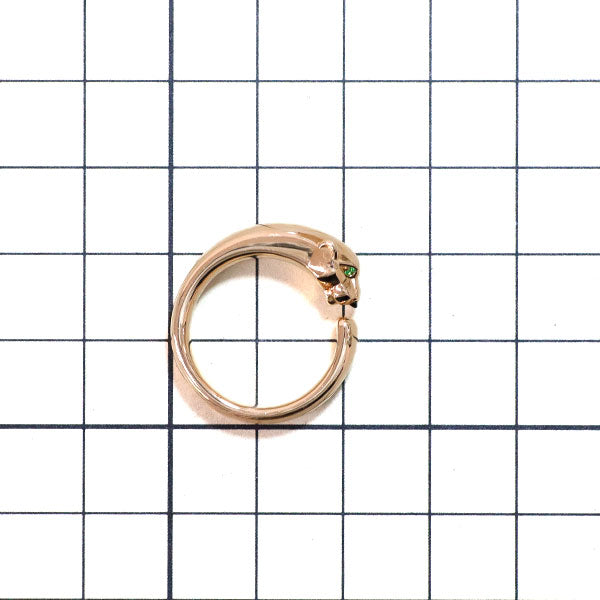 カルティエ K18PG ガーネット オニキス リング パンテール ドゥ カルティエ 53号