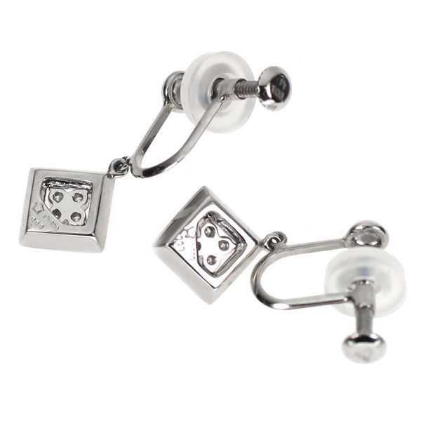 星の砂 Pt900 ダイヤモンド イヤリング 0.18ct
