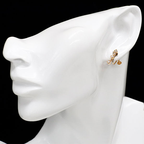 セリーヌ K18PG ダイヤモンド イヤリング 0.48ct