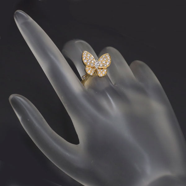 ヴァンクリーフ＆アーペル K18YG ダイヤモンド リング ドゥパピヨン 46号