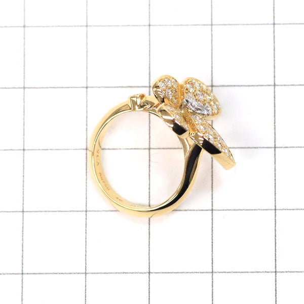 ヴァンクリーフ＆アーペル K18YG ダイヤモンド リング ドゥパピヨン 46号