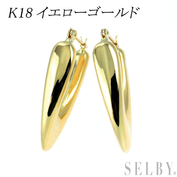 K18YG ピアス — セルビーオンラインストア