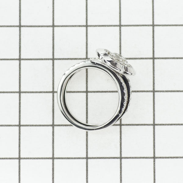 カシケイ K18WG ブラウンダイヤモンド リング 0.40ct D0.40ct アン  