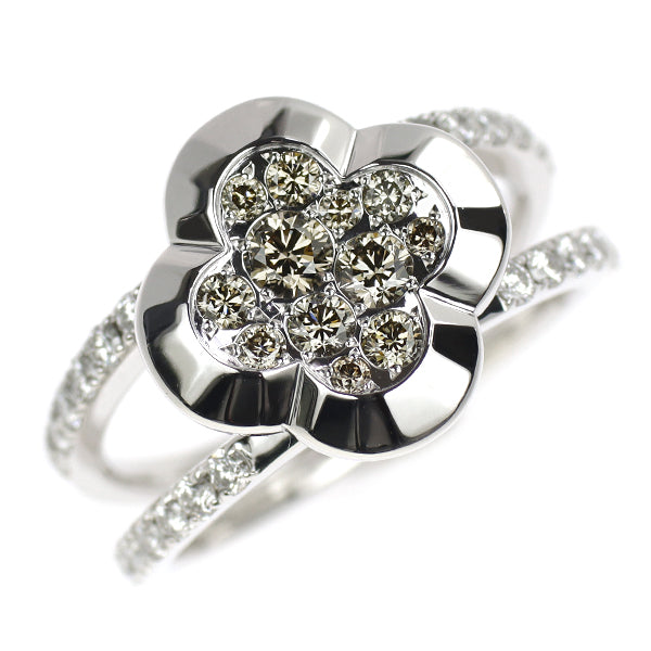 カシケイ K18WG ブラウンダイヤモンド リング 0.40ct D0.40ct アン