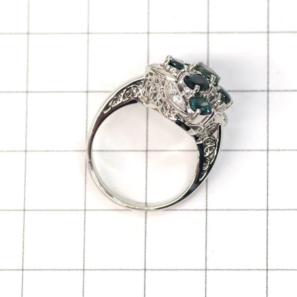 希少 Pt900 アレキサンドライト ダイヤモンド リング 2.29ct D0.20ct